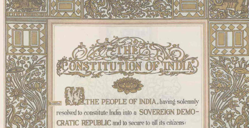 The Constitution of India and Free Speech